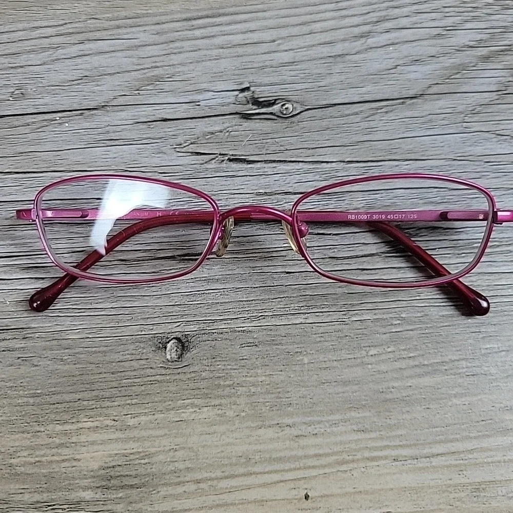 Ray-Ban RB1009T Kids Titanium Eyeglasses‎ 3019 Pink 45-17 125mm Frames Only